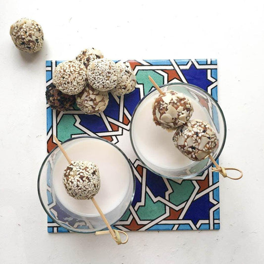 Medjool Dates & Tahini Energy Balls - PaliRoots