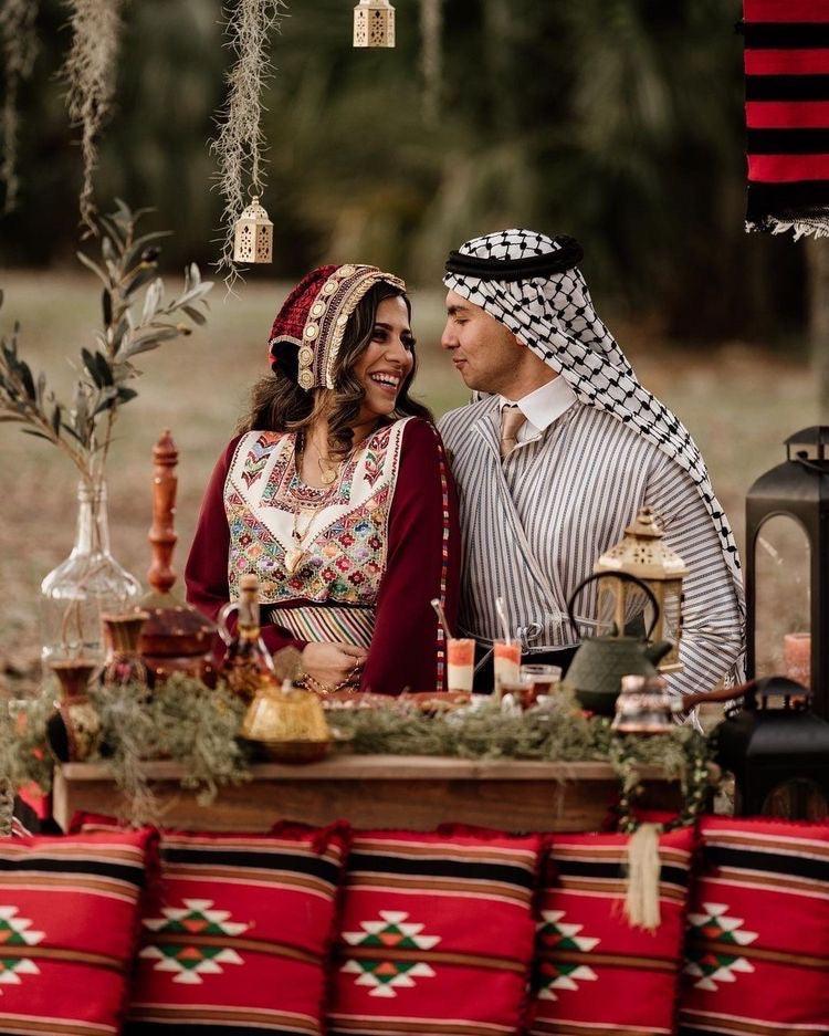 Traditional palestinian wedding dress sale