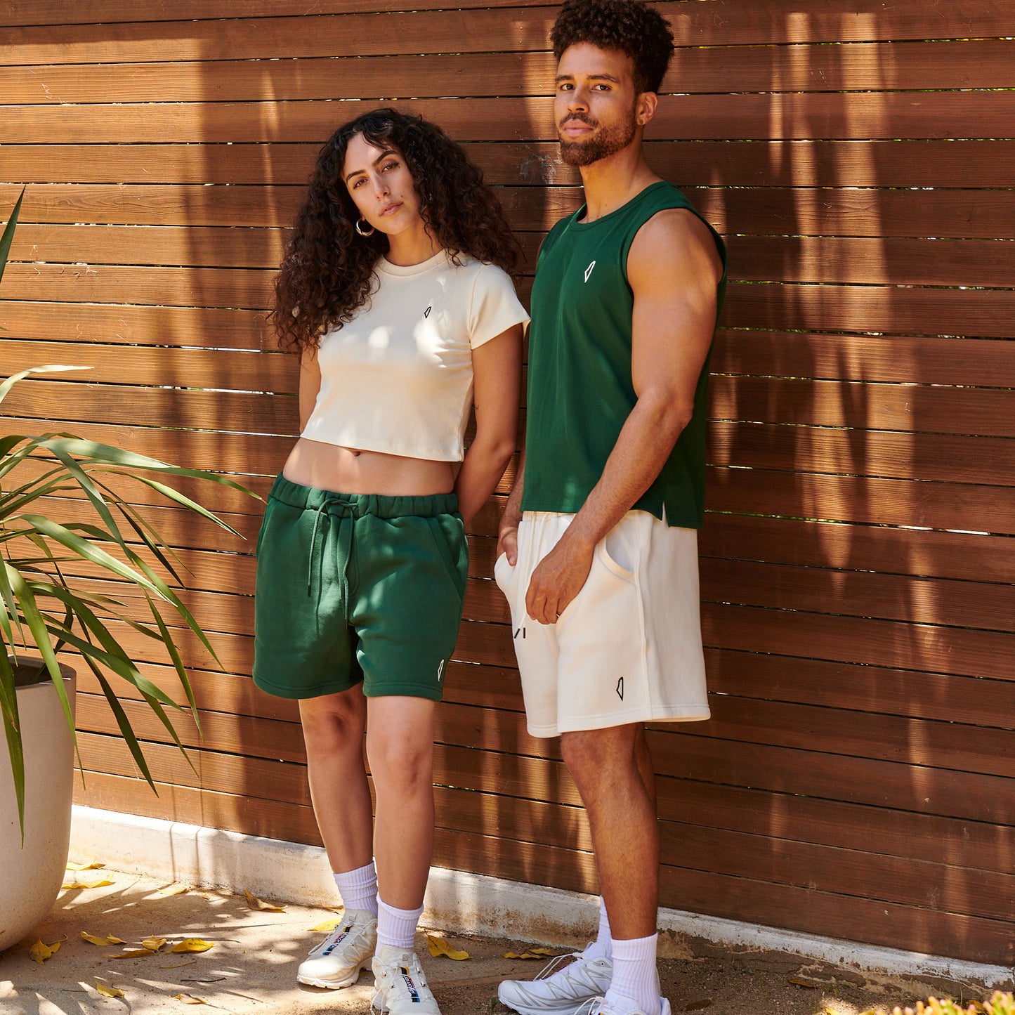 Core Muscle Tank Pine Green