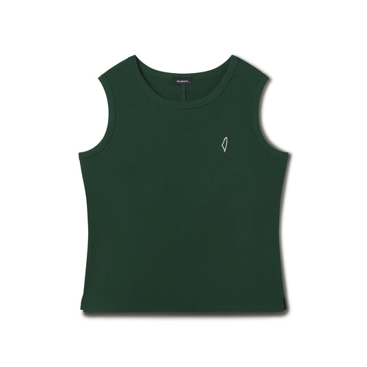 Core Muscle Tank Pine Green