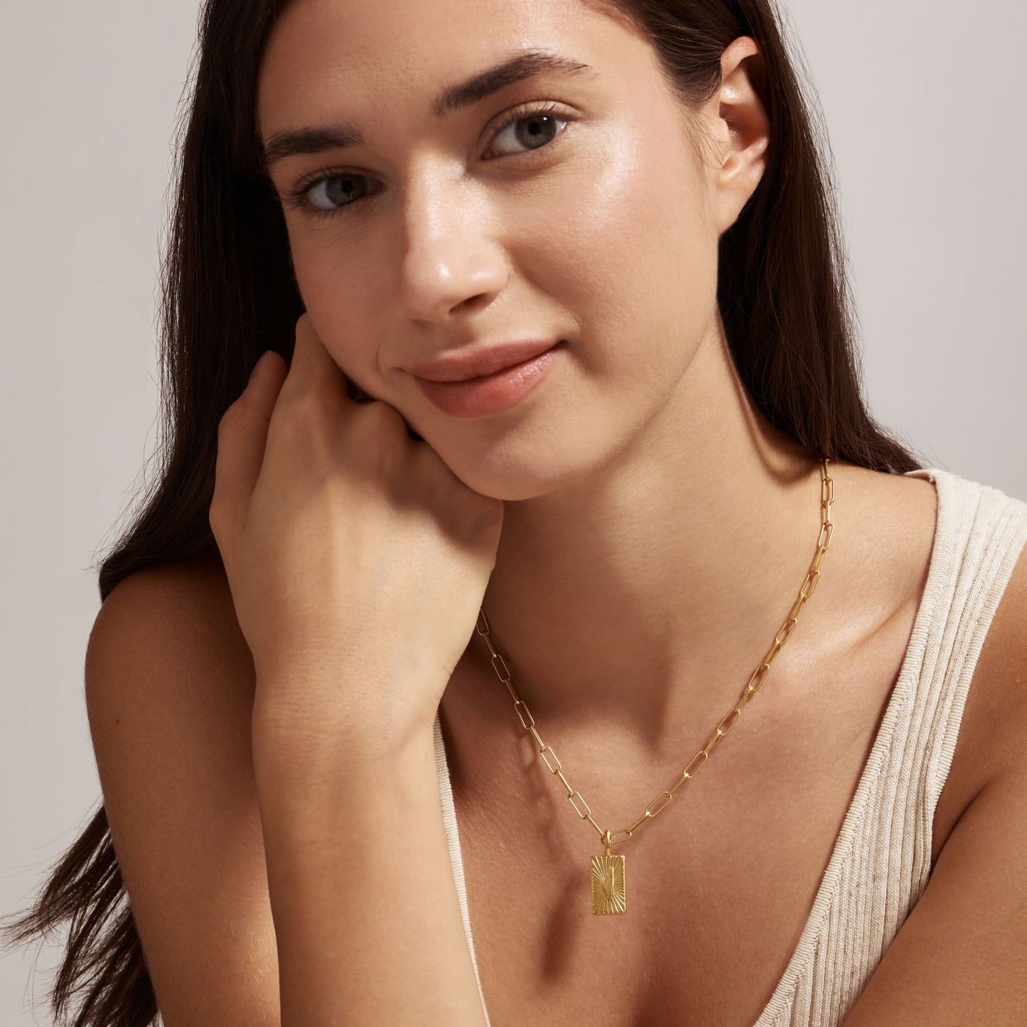 Ray of Palestine Necklace Gold