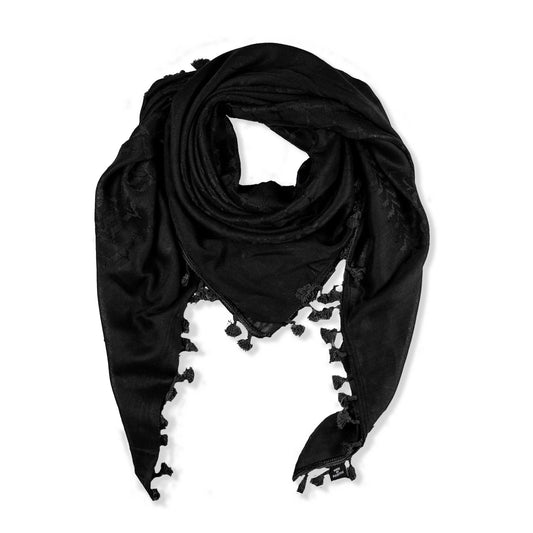 Jet Black Kufiya