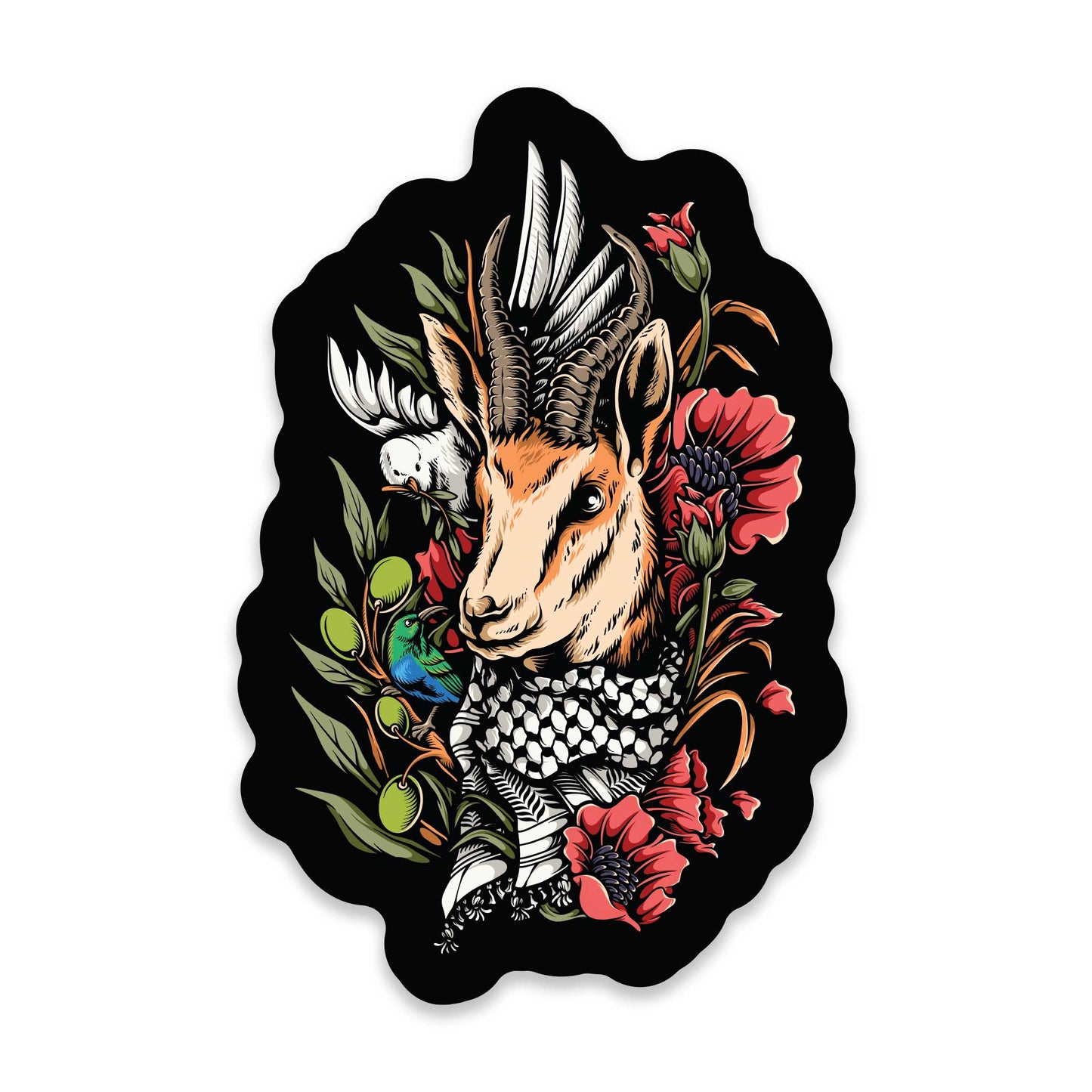 Gazelle Sticker