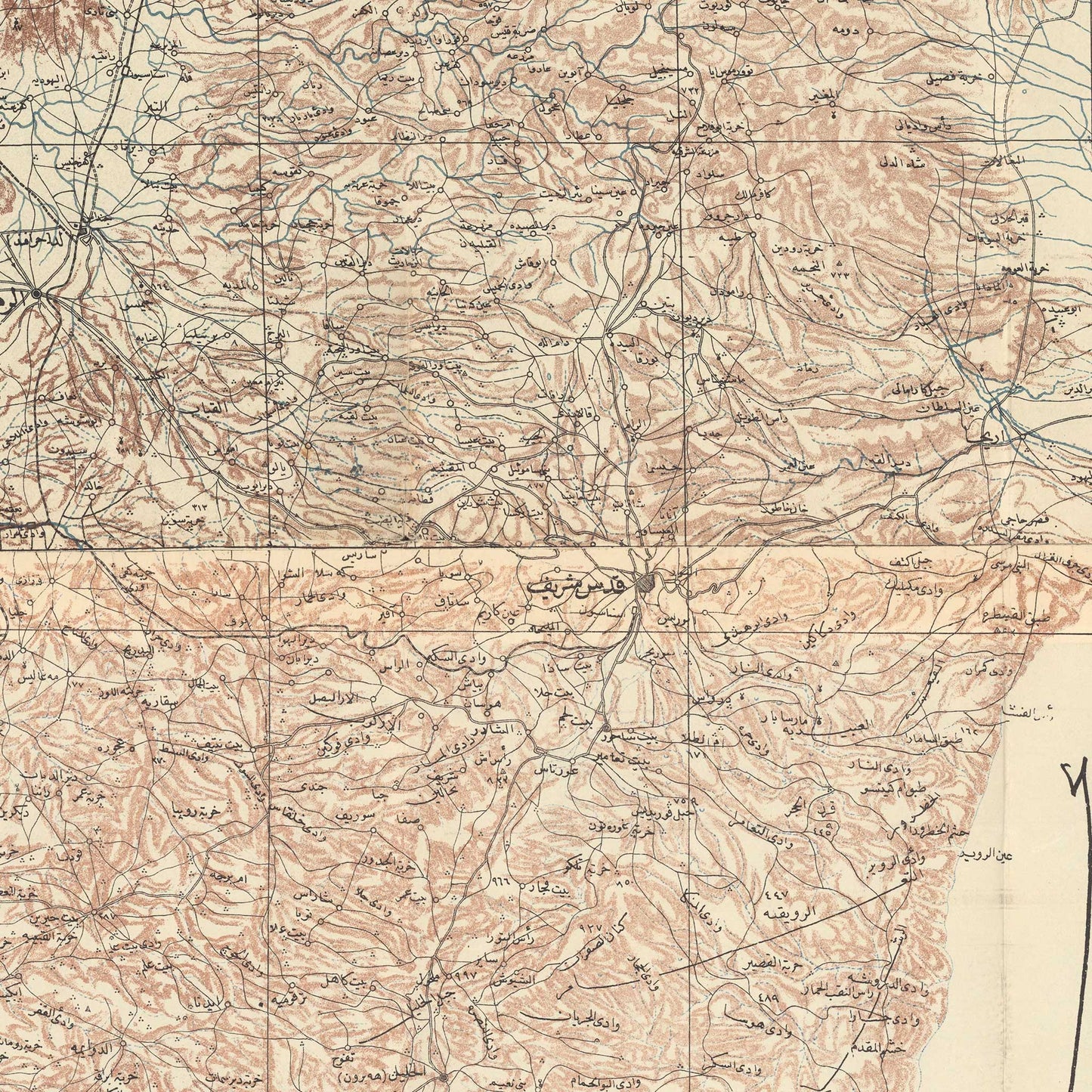 خريطة فلسطين التاريخية لعام 1918