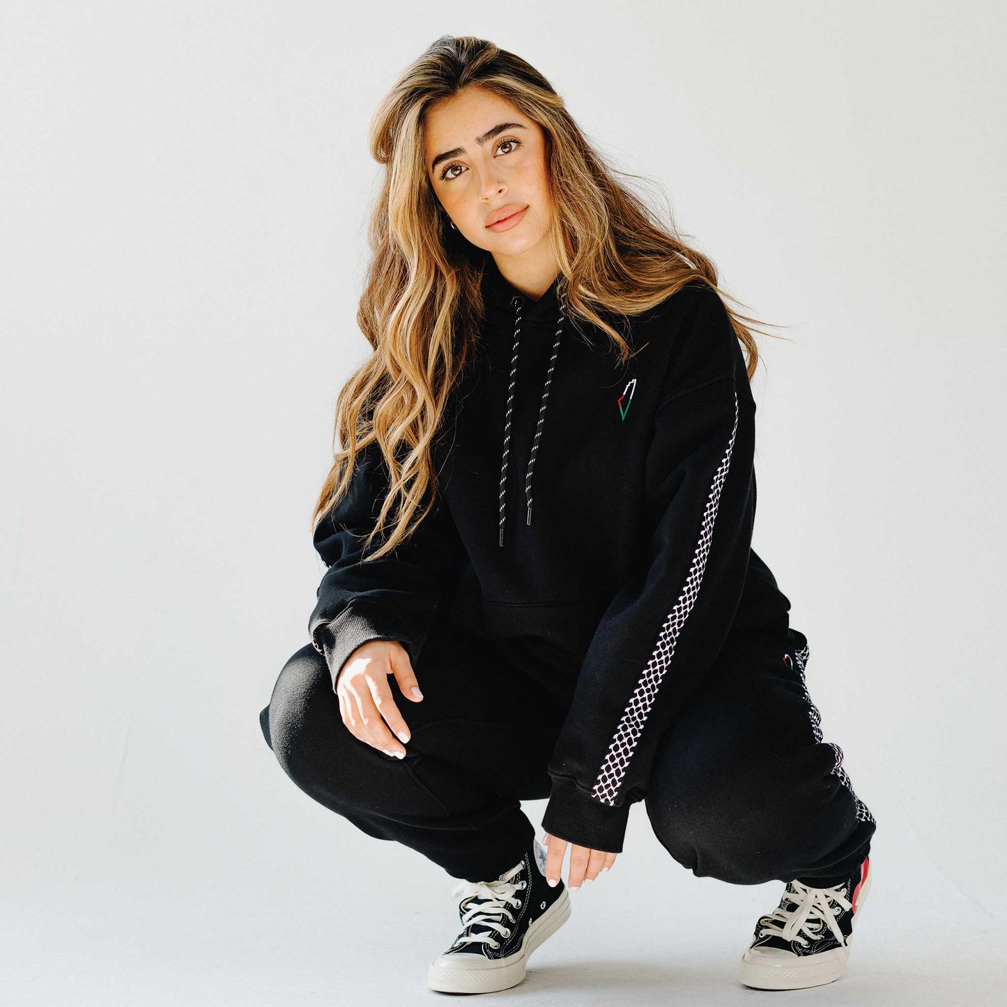 Midnight Kufiya Sweatsuit Set