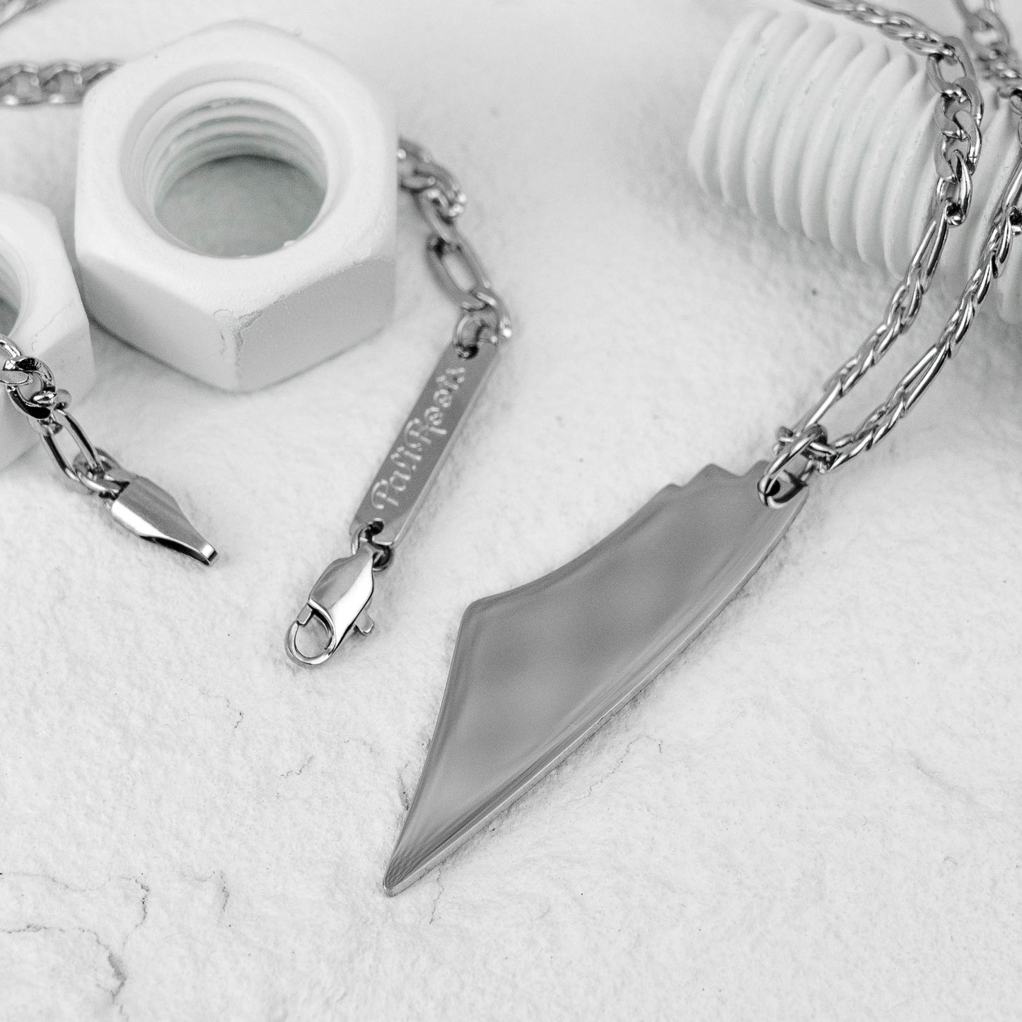 Palestine Map Silver Necklace