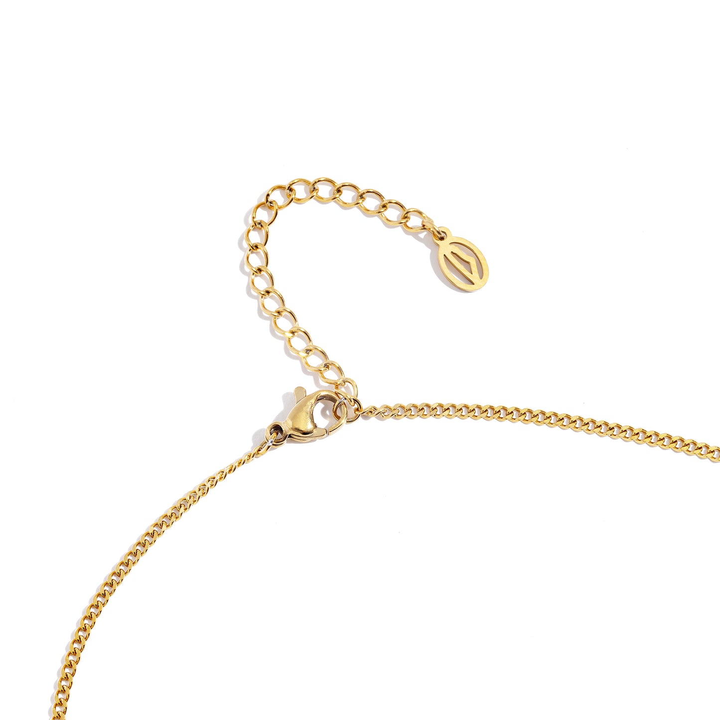 Palestine Curb Gold Necklace