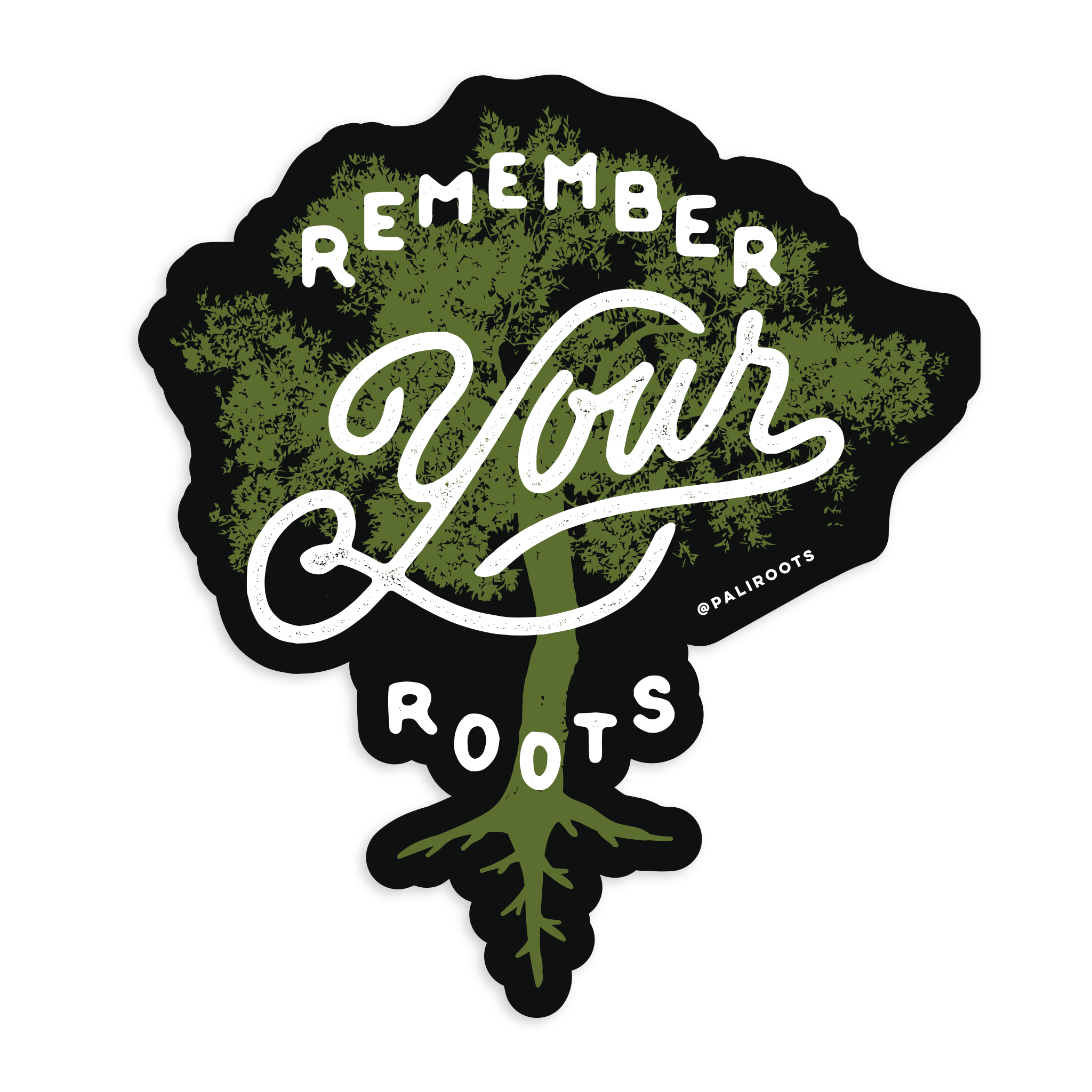 Remember Your Roots Sticker